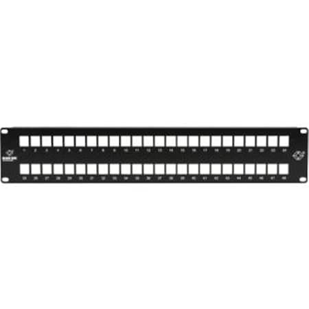 Serverusa GigaStation2 High-Density Multimedia Patch Panel - 48 Port, 2U SE1212428